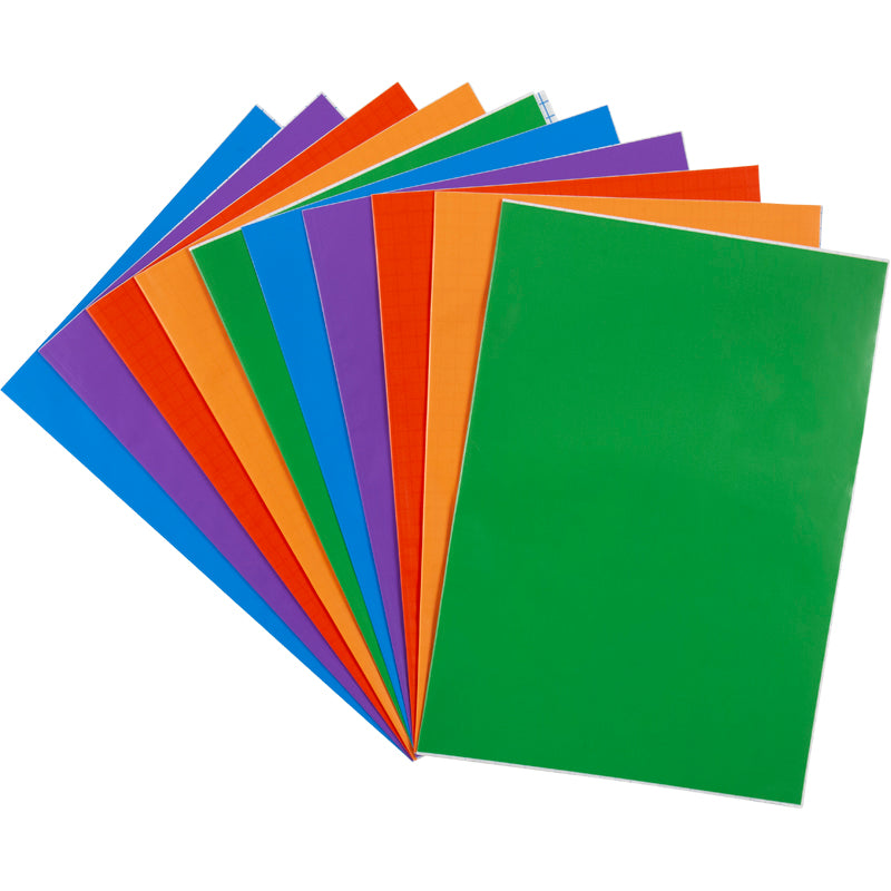 Folia samoprzylepna do książek Kite K20-308, 50*36 cm, 10 szt.,zestaw kolorów