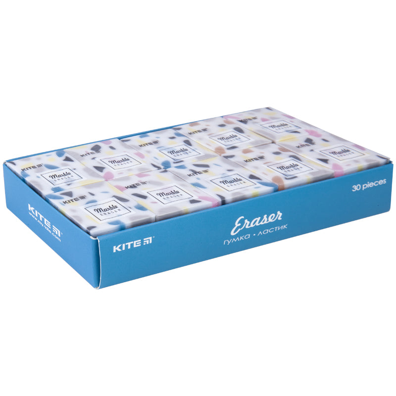 Gumka do ścierania kolorowa Kite "Marble" K20-021, różne kolory