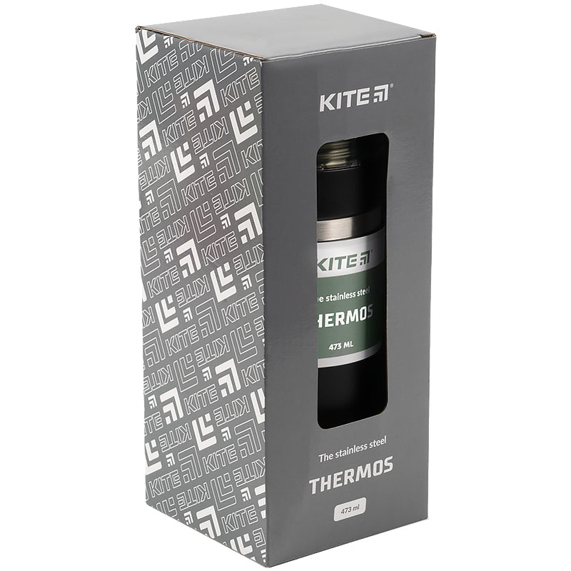Termos Kite K21-320-03, 473 ml, czarny