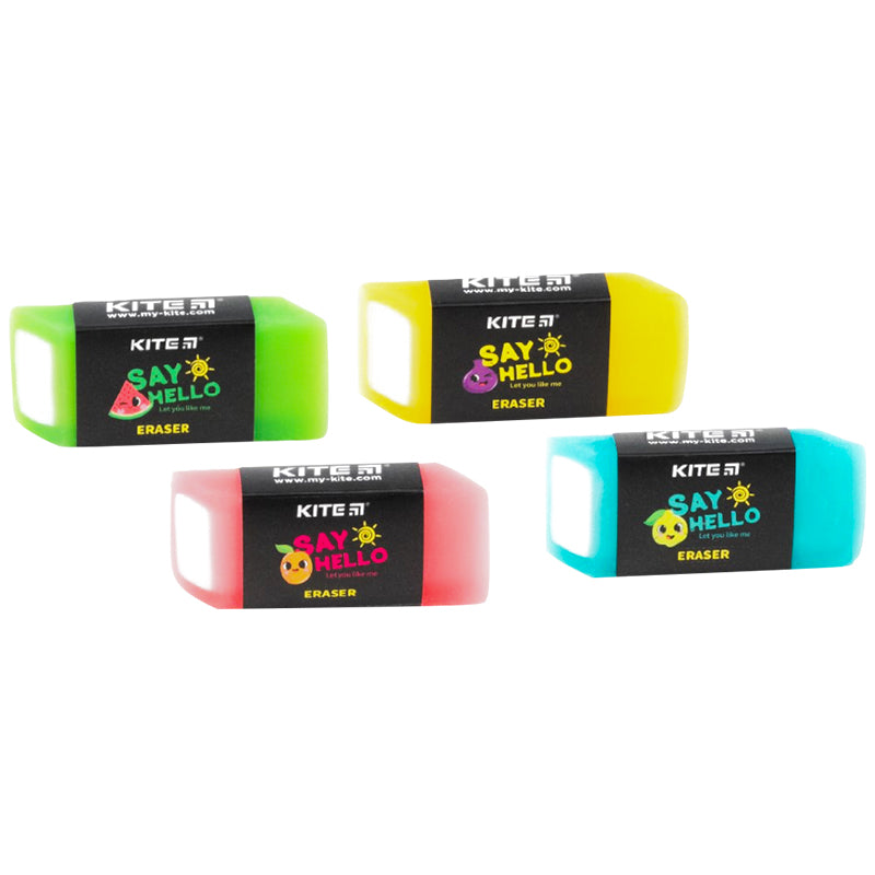 Gumka do ścierania kolorowa Kite Juicy K21-373, różne kolory