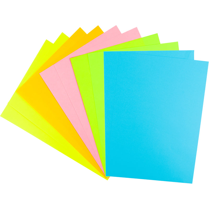 Papier kolorowy neonowy Kite Dogs K22-252 (10 arkuszy / 5 kolorów), A4