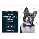 Plastelina woskowa Kite Dogs K22-1086, 12 kolorów, 240 g Plastelina woskowa Kite Dogs K22-1086, 12 kolorów, 240 g