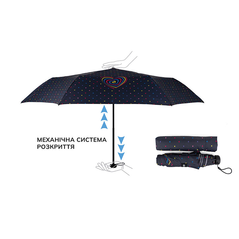 Parasol przeciwdeszczowy Kite Hearts K22-2999-2 dla dzieci