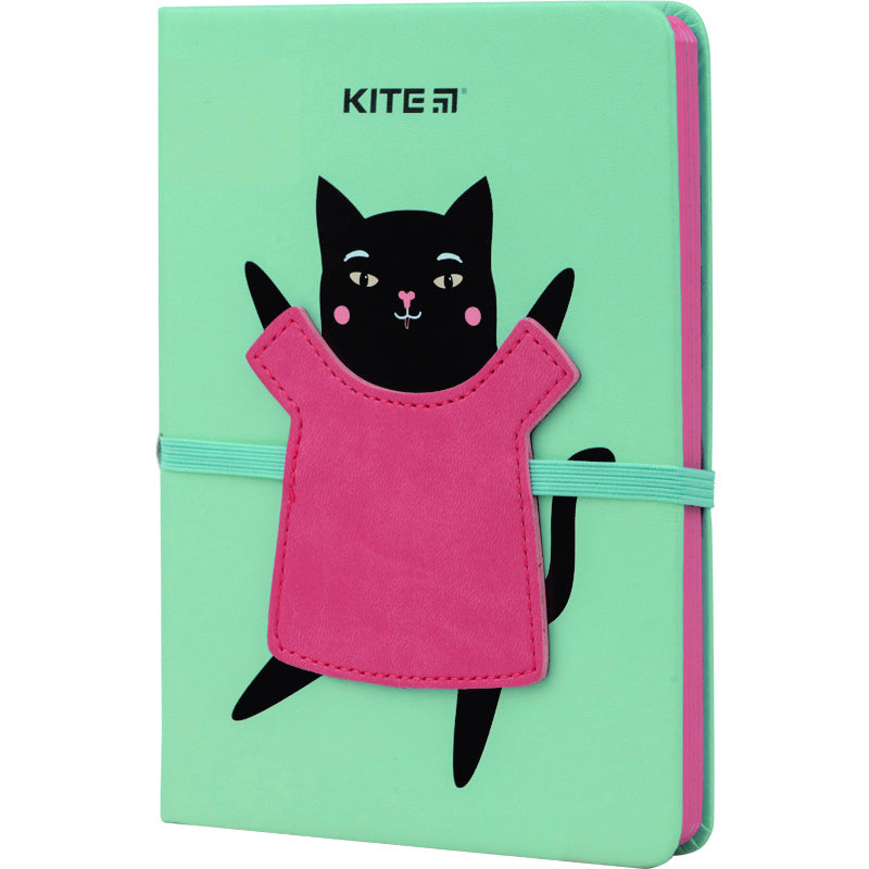 Notatnik Kite Green cat K22-464-2 twarda oprawa, В6, 96 kartek