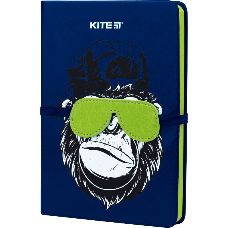 Notatnik Kite Blue monkey K22-464-3 twarda oprawa, В6, 96 kartek