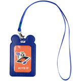 Identyfikator Kite K22-296-02 na taśmie pionowy, niebieski Identyfikator Kite K22-296-02 na taśmie pionowy, niebieski