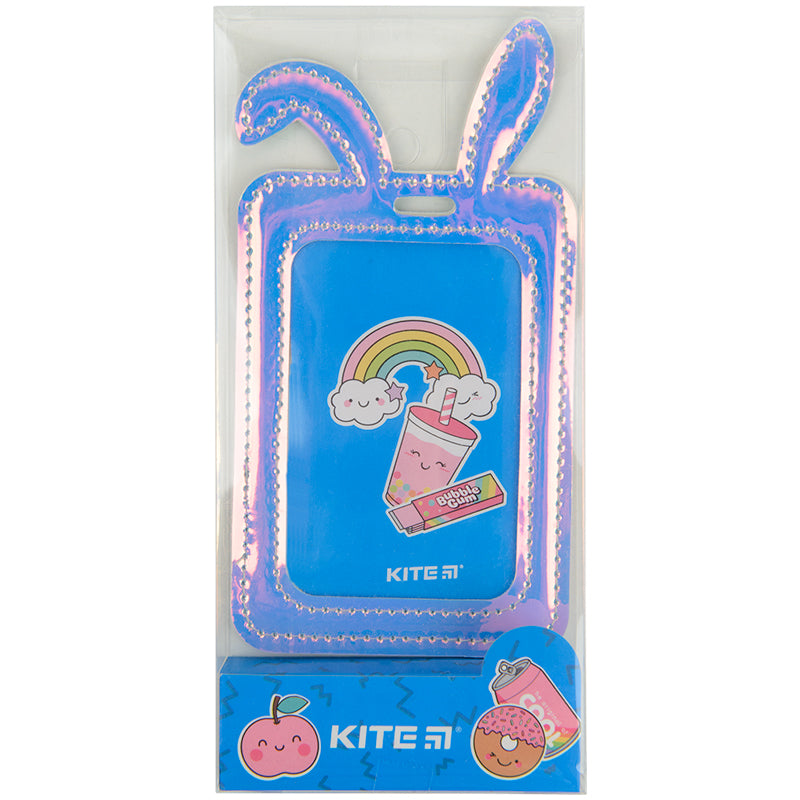 Identyfikator Kite Bunny K22-449-01 z efektem holograficznym, fioletowy