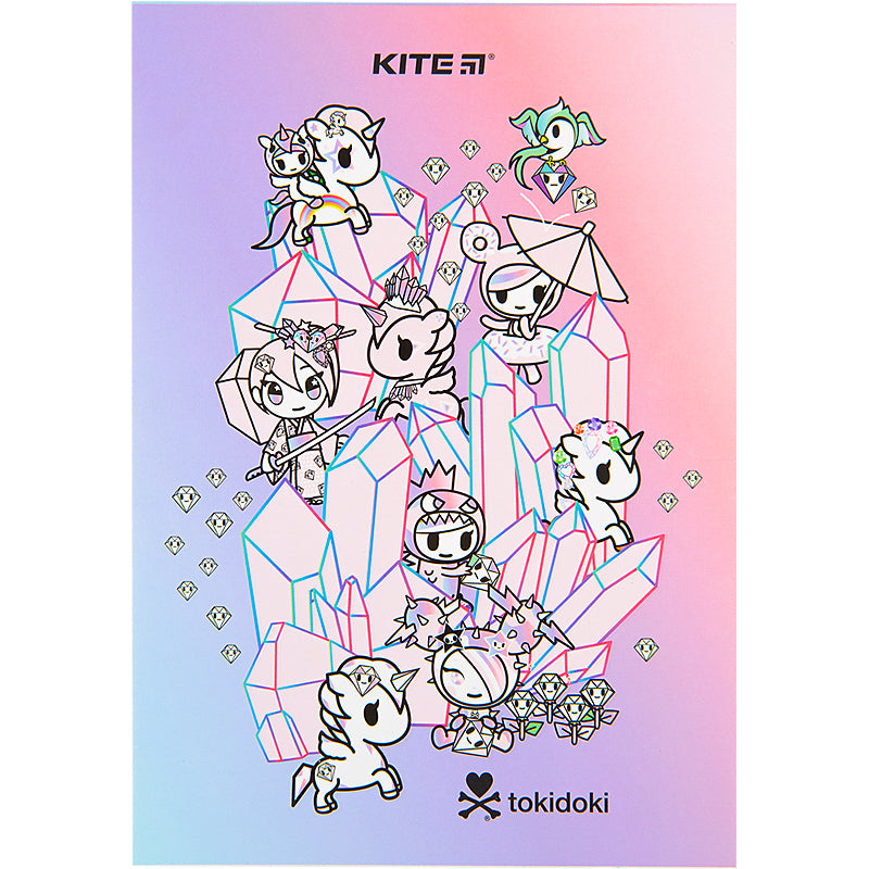 Notatnik blok biurowy Kite tokidoki TK22-194-1, A5, 50 kartek, kratka