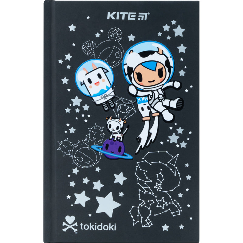 Notatnik książkowy Kite tokidoki TK22-199-1 twarda oprawa А6, 80 kartek, kratka