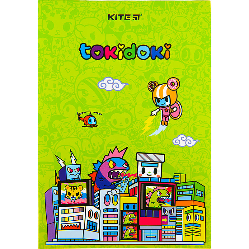 Notatnik blok biurowy Kite tokidoki TK22-194-4, A5, 50 kartek, kratka