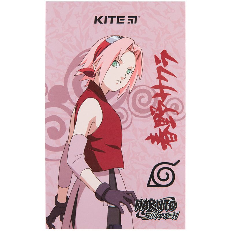 Notatnik blok biurowy Kite Naruto NR23-195, A6, 50 kartek, nieliniowany