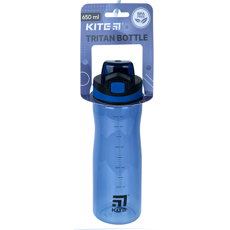 Butelka na wodę Kite K23-395-3, 650 ml, niebieska