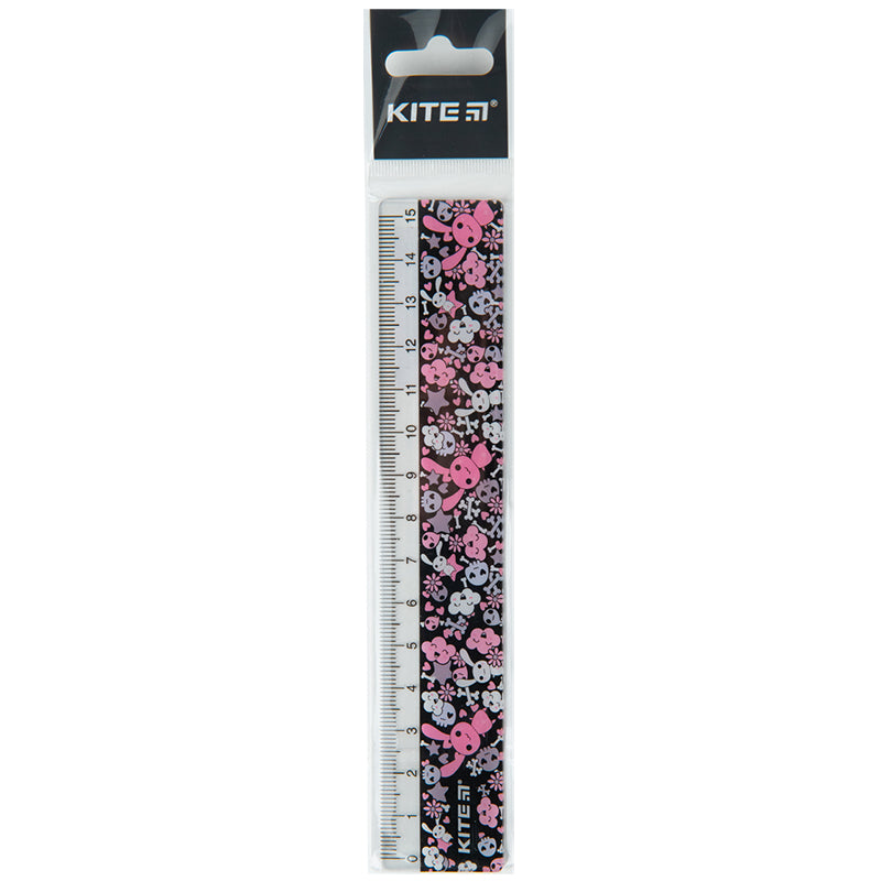 Linijka plastikowa Kite K23-090-2, 15 cm
