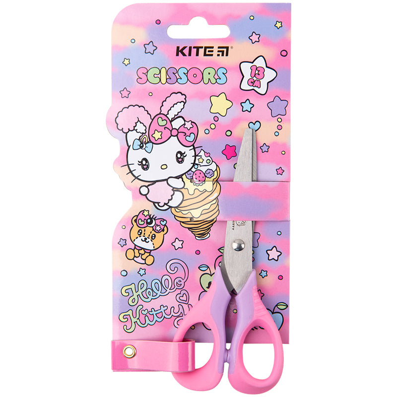 Ножиці дитячі з гумовими вставками Kite Hello Kitty HK23-016, 13 см