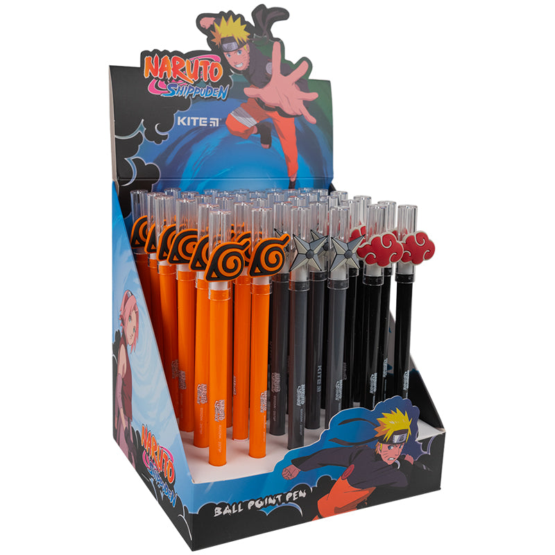 Ручка кулькова Kite Naruto NR23-353, синя