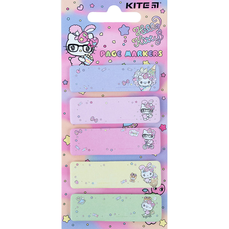 Zakładki indeksujące papierowe we wzorach Kite Hello Kitty HK23-480, 5х15х50mm,100 szt., prostokątne