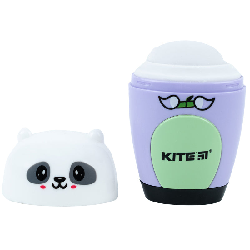 Точилка з контейнером та гумкою Kite Jungle K23-366, асорті
