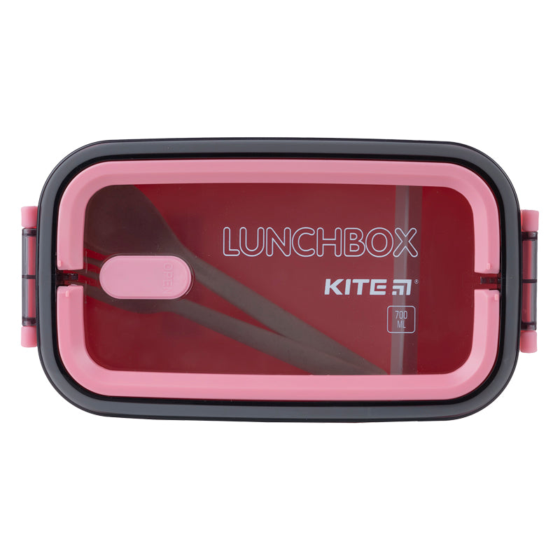 Ланчбокс з наповненням Kite K23-182-3, 700 мл, рожевий