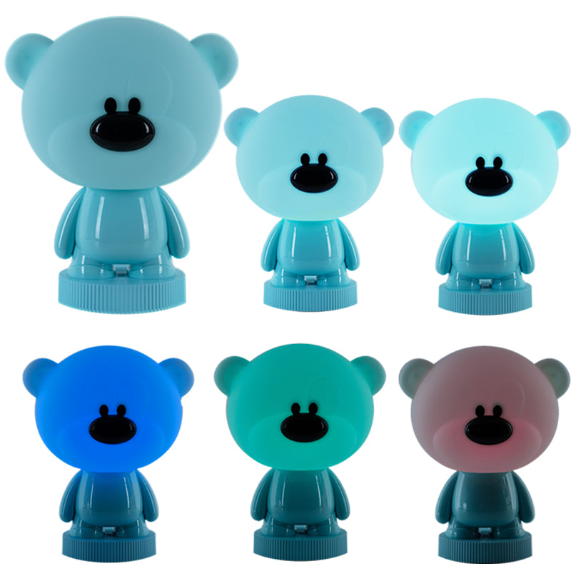 Світильник-нічник LED з акумулятором Bear Kite K24-490-2-3, блакитний