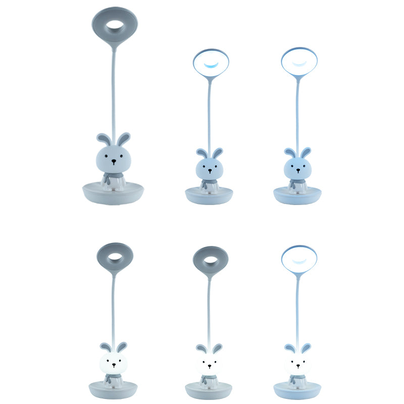 Lampa stołowa LED z akumulatorem Bunny Kite K24-492-1-1, biały