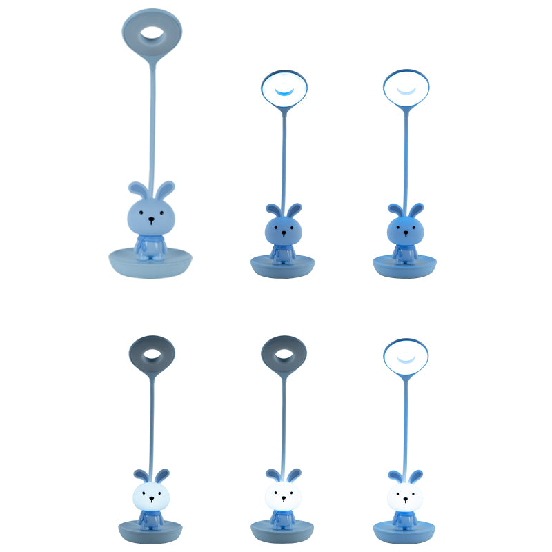 Lampa stołowa LED z akumulatorem Bunny Kite K24-492-1-3, niebieska