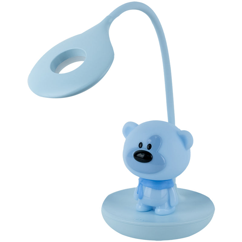 Lampa stołowa LED z akumulatorem Bear Kite K24-492-2-3, niebieska