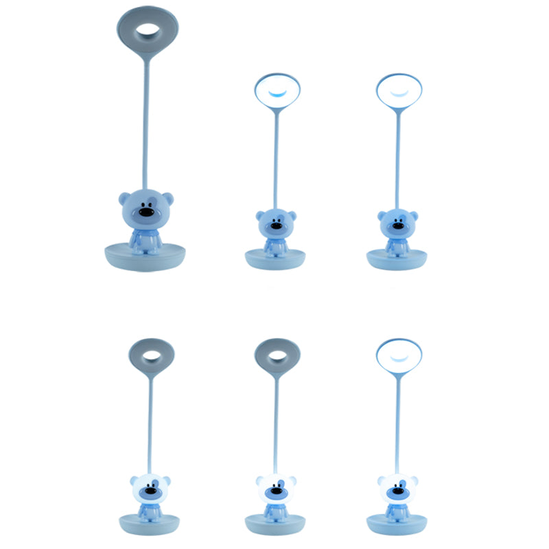 Lampa stołowa LED z akumulatorem Bear Kite K24-492-2-3, niebieska