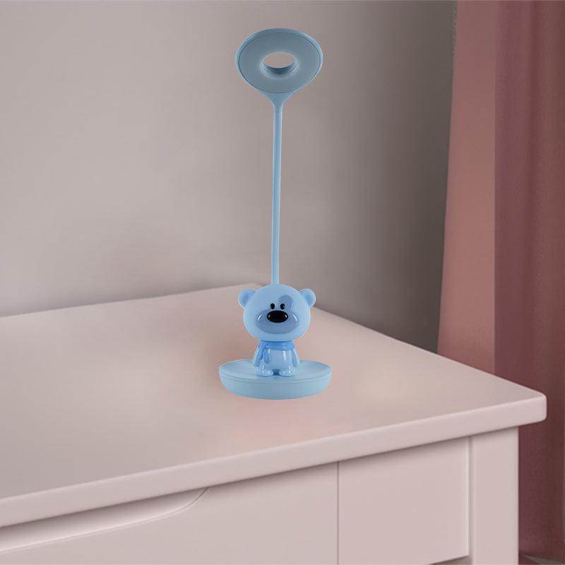 Lampa stołowa LED z akumulatorem Bear Kite K24-492-2-3, niebieska