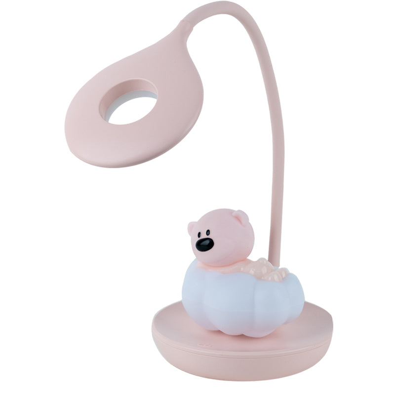 Настільна лампа LED з акумулятором Cloudy Bear Kite K24-493-2-2, рожевий