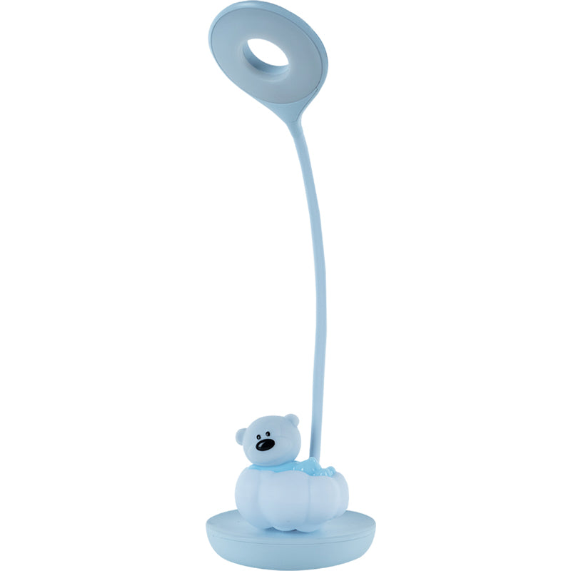 Lampa stołowa LED z akumulatorem Cloudy Bear Kite K24-493-2-3, niebieska