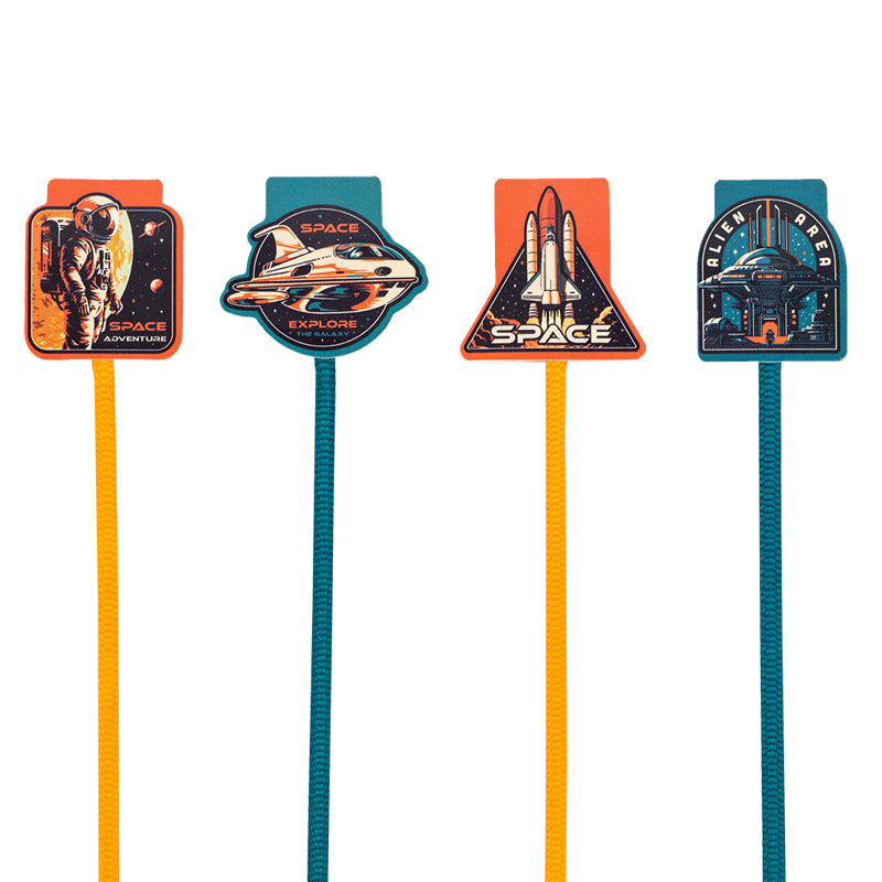 Zestaw magnetycznych zakładek z taśmą Kite Space K24-497