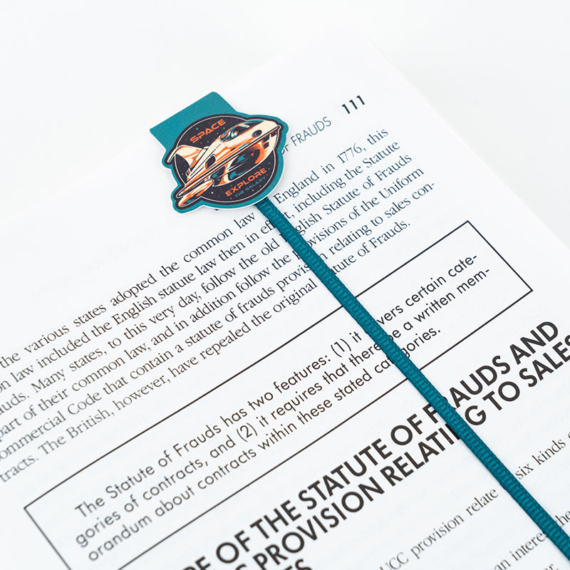 Zestaw magnetycznych zakładek z taśmą Kite Space K24-497