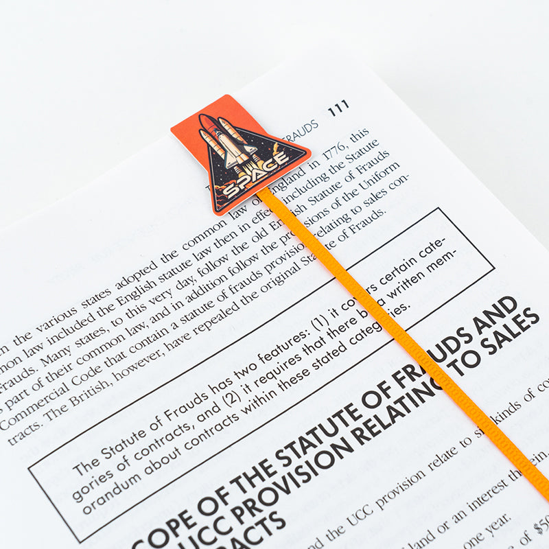 Zestaw magnetycznych zakładek z taśmą Kite Space K24-497