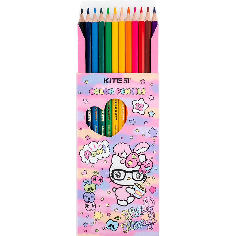Олівці кольорові Kite Hello Kitty HK24-051, 12 шт.