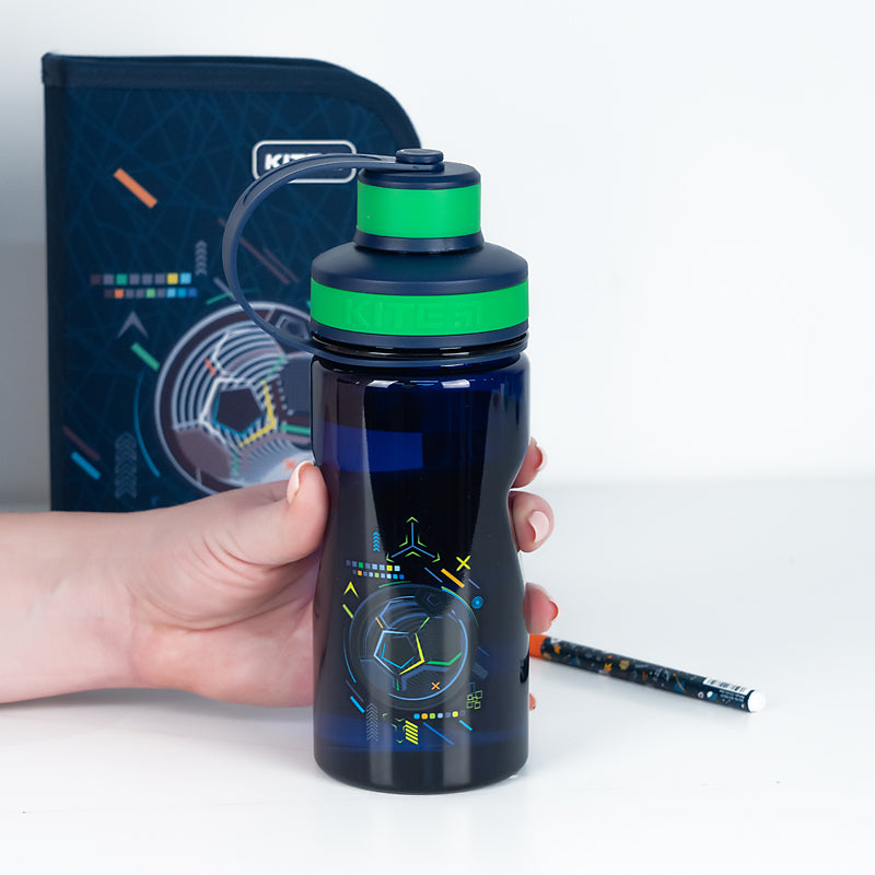 Butelka na wodę Kite Goal K24-397-1, 500 ml, niebieska