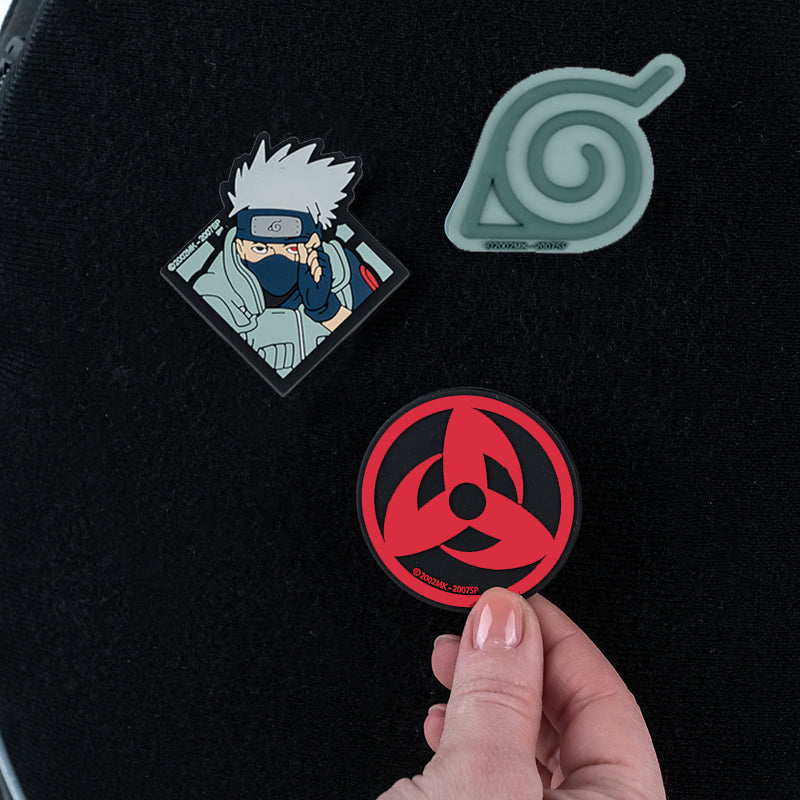 Zestaw plakietek na rzepy Kite Naruto NR24-3012-2, 3 szt.