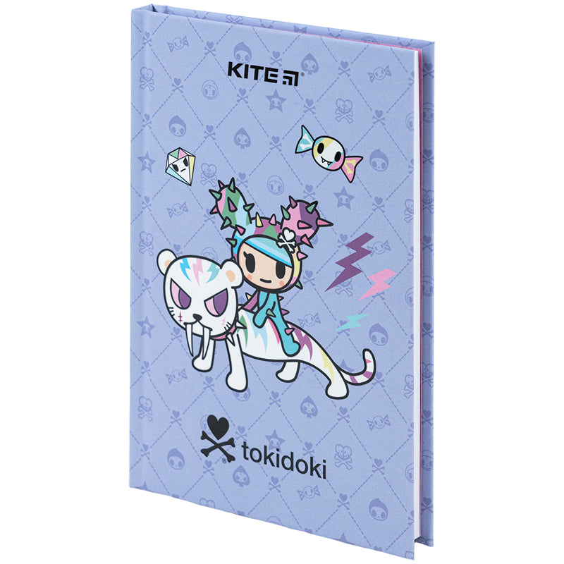 Книга записна Kite tokidoki TK24-199-1, тверда обкладинка, А6, 80 аркушів, клітинка