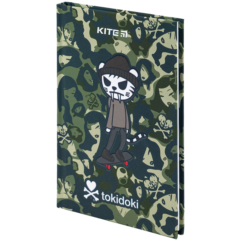Notatnik książkowy Kite tokidoki TK24-199-2, twarda oprawa, А6, 80 kartek, kratka