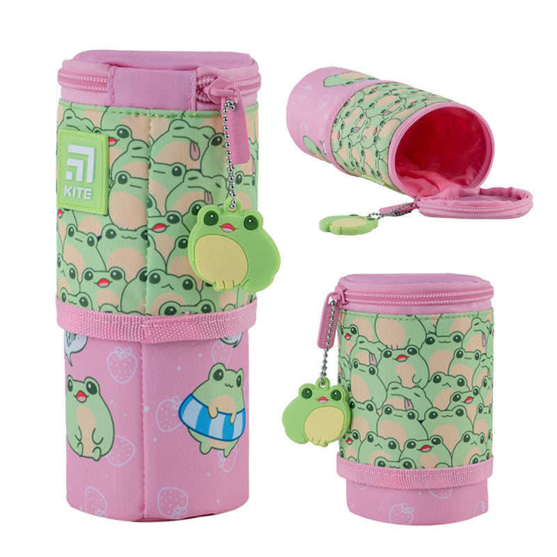 Piórnik tuba Kite Cute Frogs K24-684-3