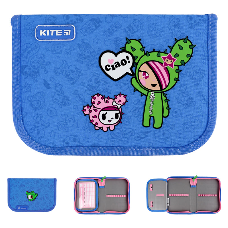 Piórnik Kite tokidoki TK24-621, jednokomorowy, 1-klapkowy, bez wyposażenia
