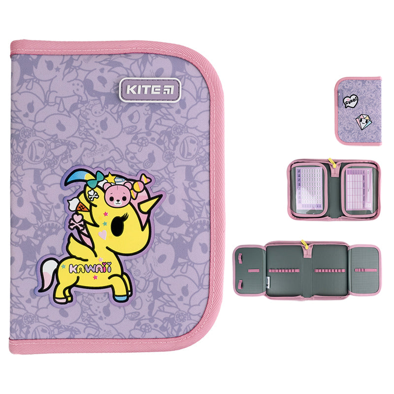 Piórnik Kite tokidoki TK24-622, jednokomorowy, 2-klapkowy, bez wyposażenia