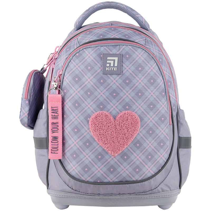 Tornister Kite Education Fluffy Heart K24-724S-1