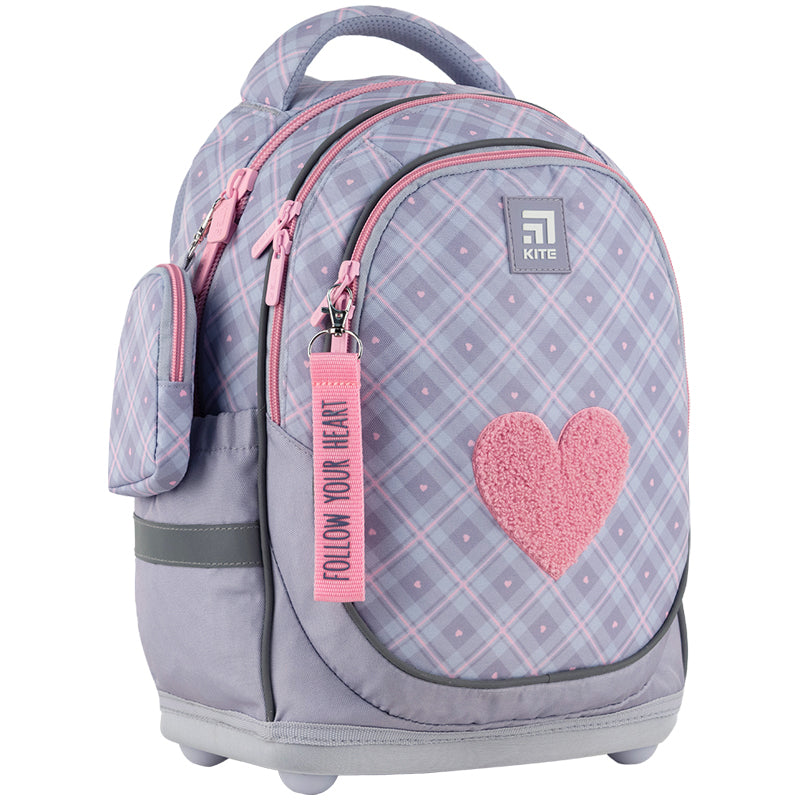 Tornister Kite Education Fluffy Heart K24-724S-1