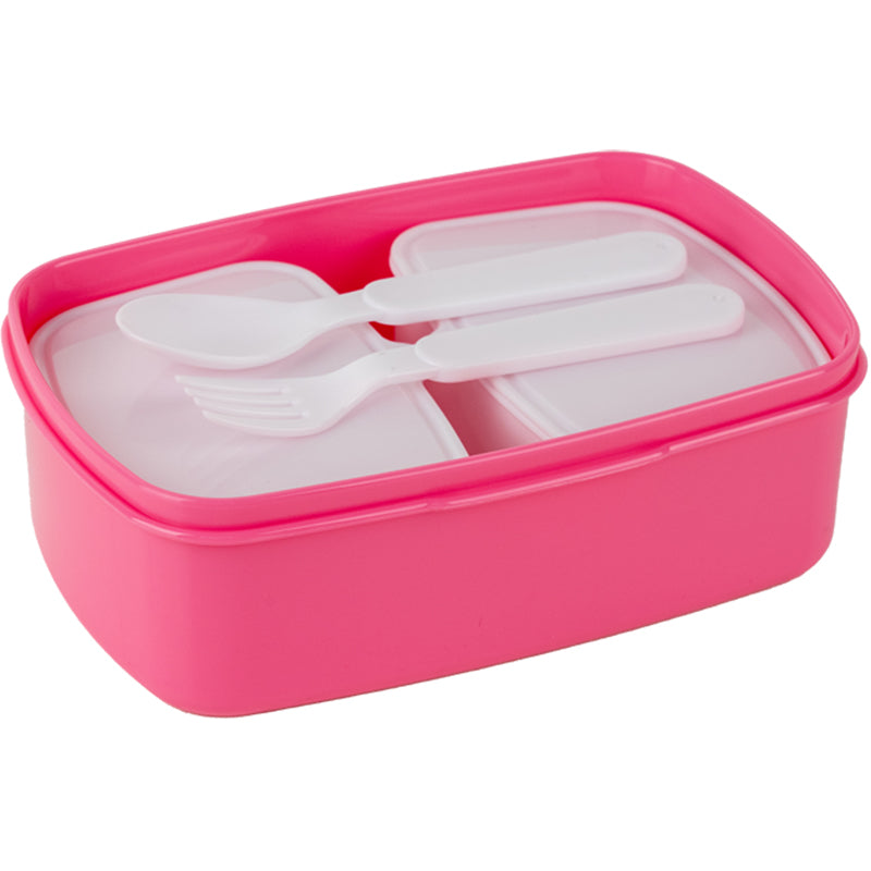 Śniadaniówka z przegródkami i sztućcami Kite Hello Kitty HK24-181-2, 750 ml