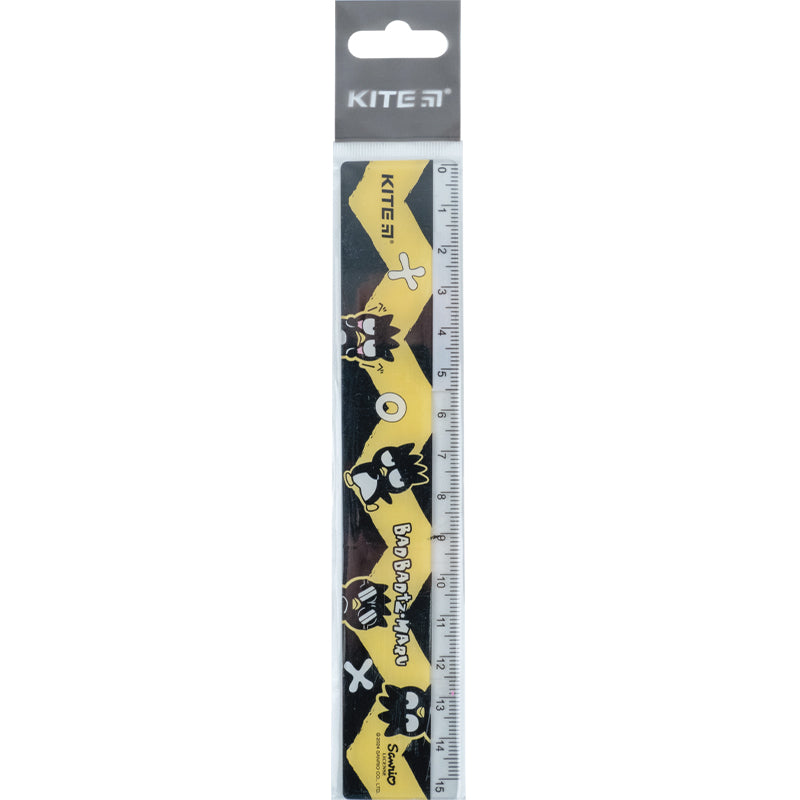 Linijka plastikowa Kite Bad Badtz-Maru HK24-090-3, 15 cm