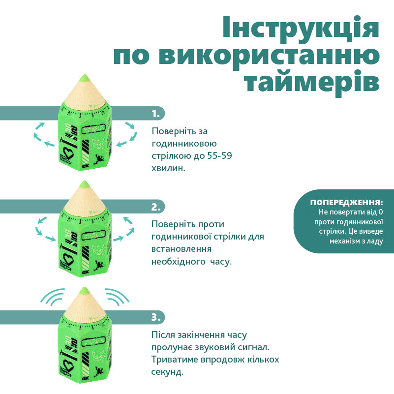 Таймер механічний Kite UFO K24-171-3