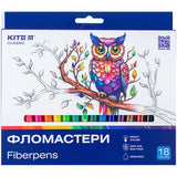 Flamastry Kite Classic K-448, 18 kolorów Flamastry Kite Classic K-448, 18 kolorów