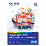 Papier kolorowy neonowy Kite Classic K-252 (10 arkuszy / 5 kolorów), A4 Papier kolorowy neonowy Kite Classic K-252 (10 arkuszy / 5 kolorów), A4