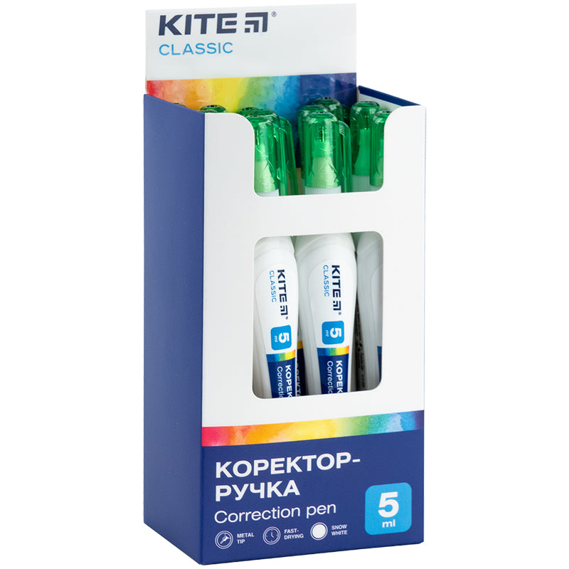 Korektor w długopisie Kite Classic K-013, 5 ml