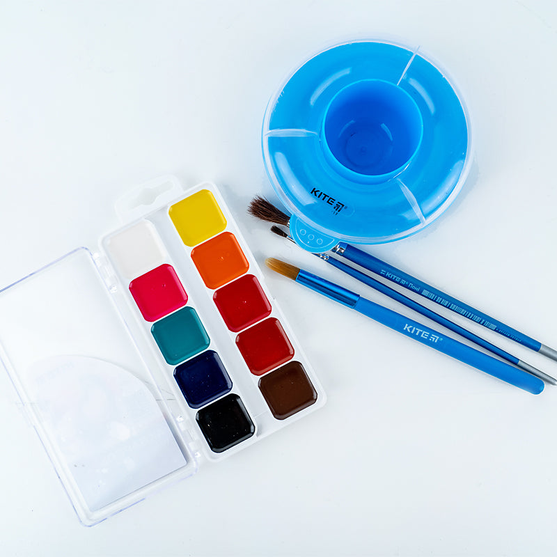 Farby akwarelowe Kite Classic K-060, 10 kolorów